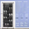 35 Pockets Over The Door Rack Large Mesh Pockets Hanging Shoe Organizer for Closet Hanging Shoe Rack Holder Hanger Storage Bag 2