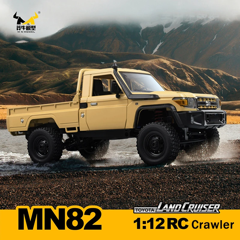 Mn82 rc crawler 1:12 Full-Scale-Pick-up-LKW 2,4g 4wd Offroad-Auto steuerbare Scheinwerfer fern gesteuertes Fahrzeug Modell Kinderspiel zeug