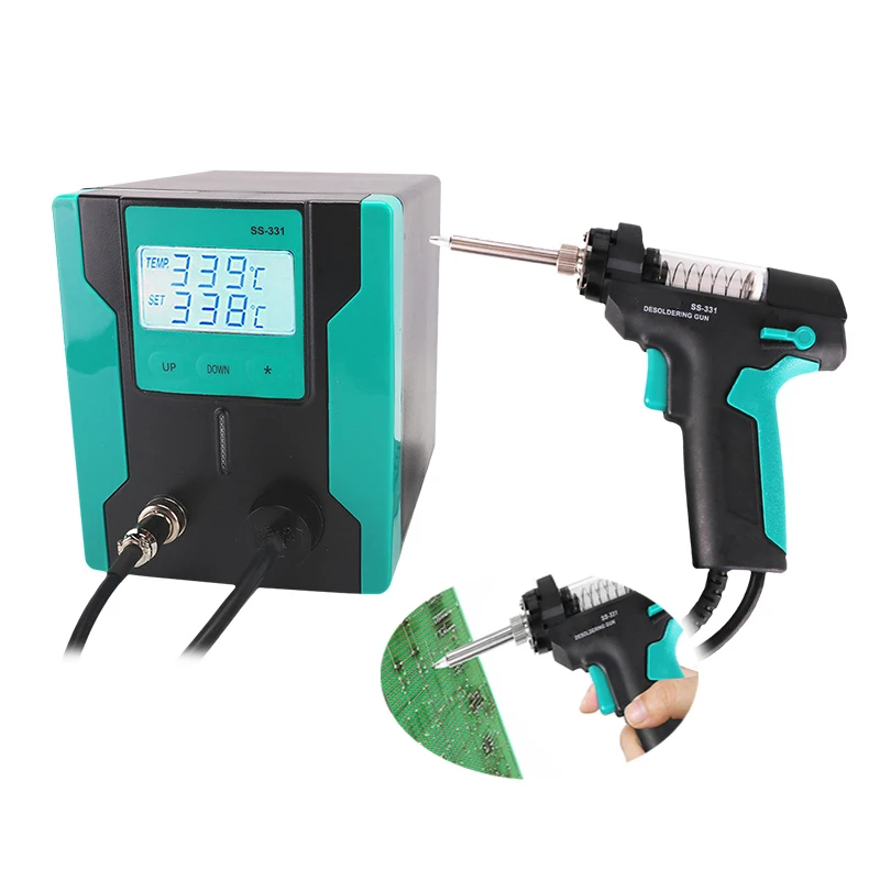 

Цифровой отсос для распайки печатных плат, с ЖК-дисплеем