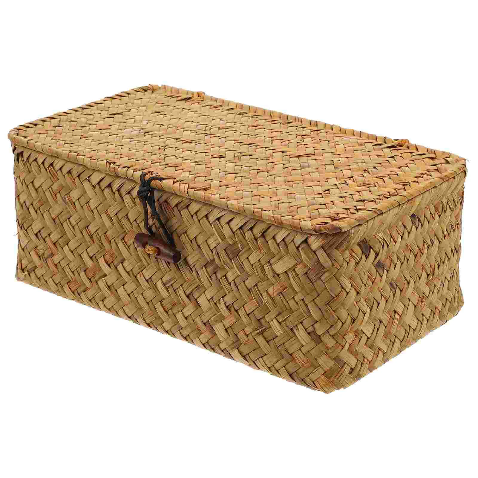 

Hand Woven Storage Box Storage Case Sundries Box Sewing Tools Storage Holder