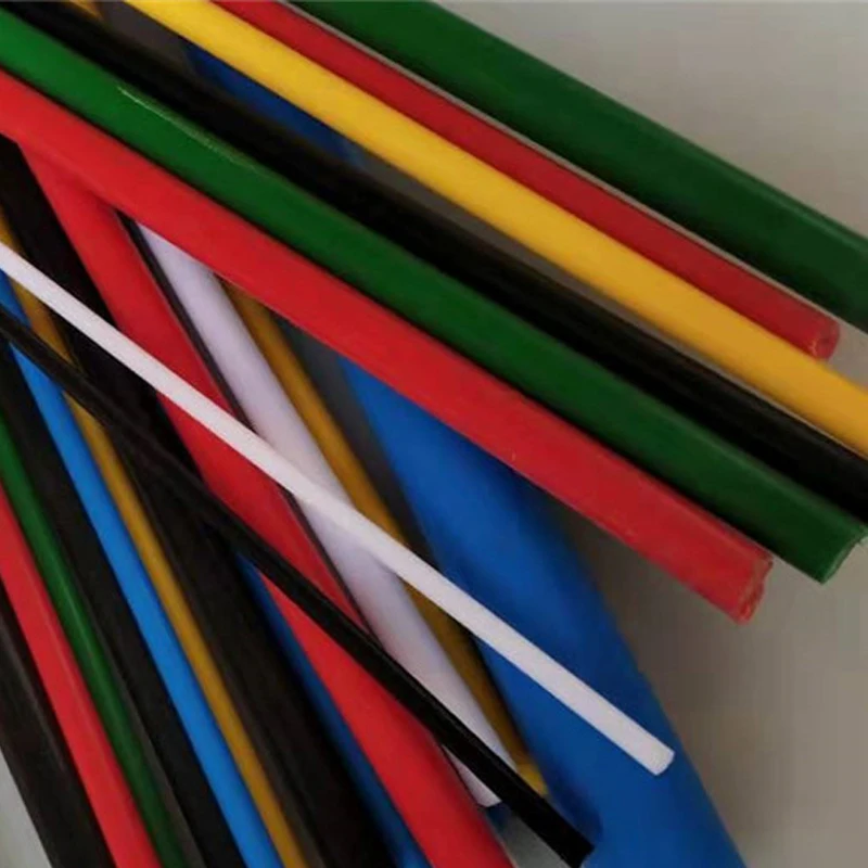 POM Colorful Nylon Rod Polyoxymethylene Stick Hard Plastic Bar Diameter 3-50mm 2PC