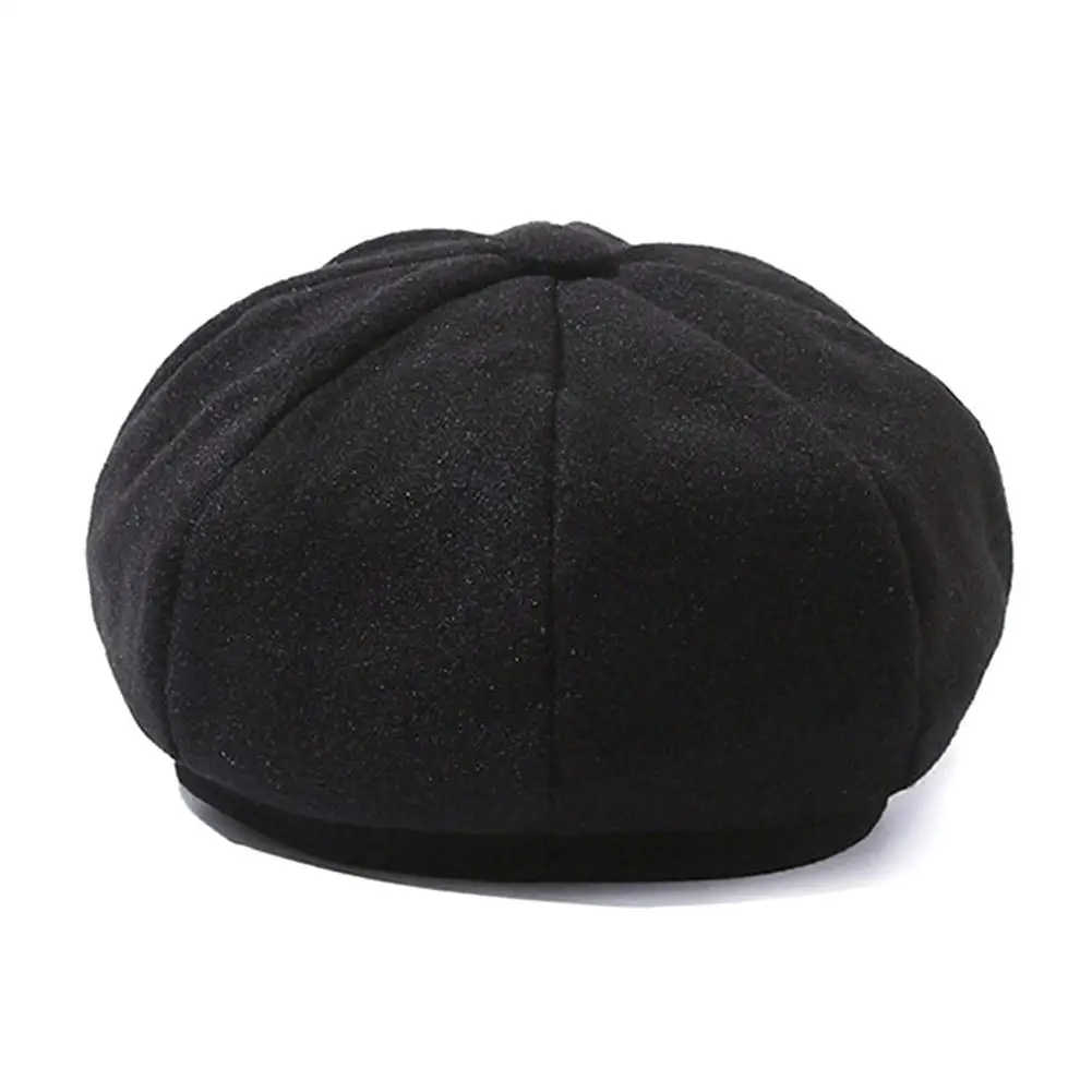 Einfarbig Mode Baskenmütze Outdoor Baumwolle Hut Herbst und Winter Winddicht Hüte Casual Männer Frauen Newsboy Hüte – Detail 7