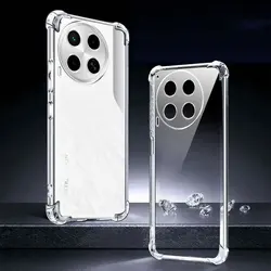 Shockproof Clear TPU Silicone Phone Case with Airbag Protection for Tecno Camon 30 Pro (FSKS)