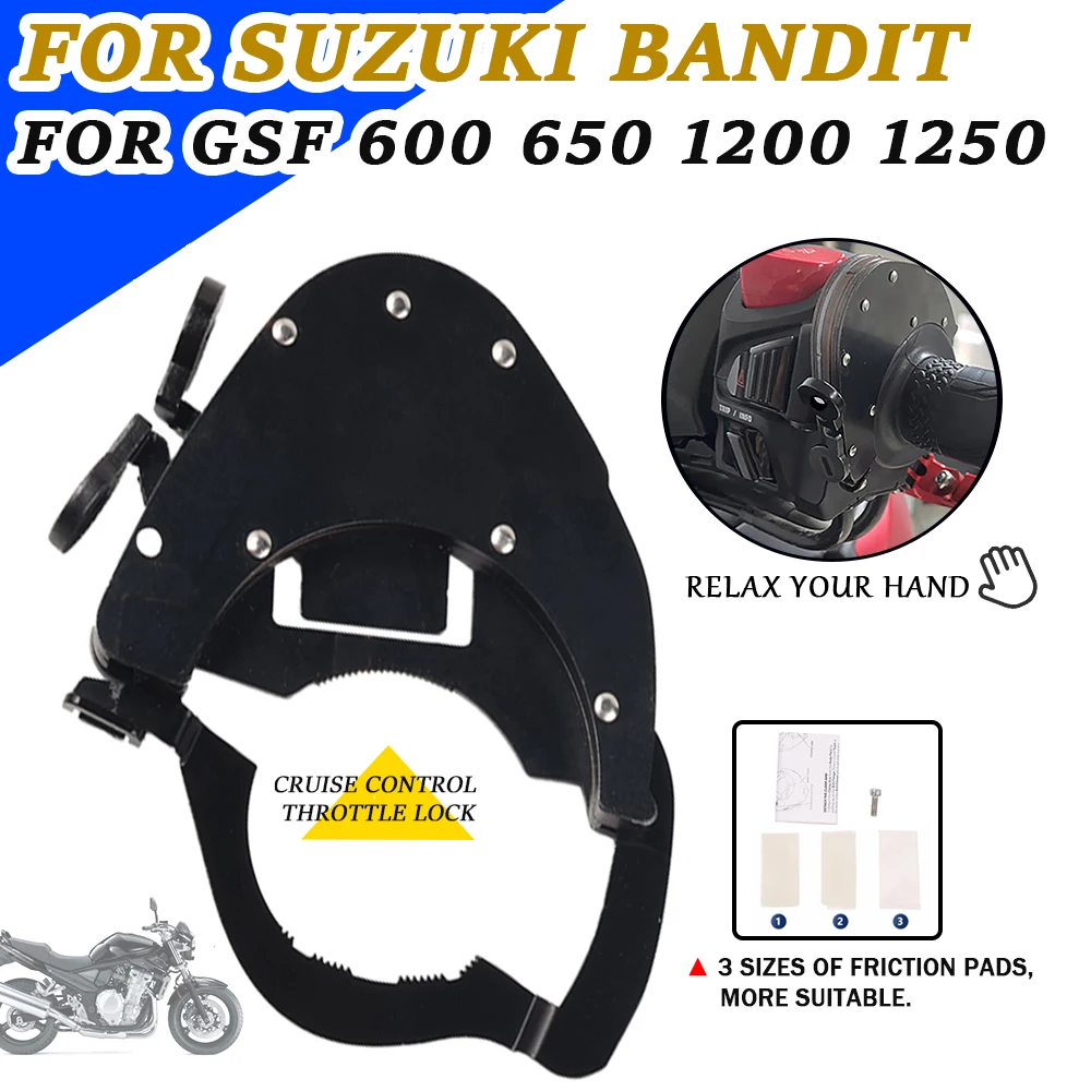 

For Suzuki GSF650 Bandit GSF1200 GSF 650 GSF 1250 1200 600 Motorcycle Accessories Cruise Control Throttle Lock Assist Handlebar