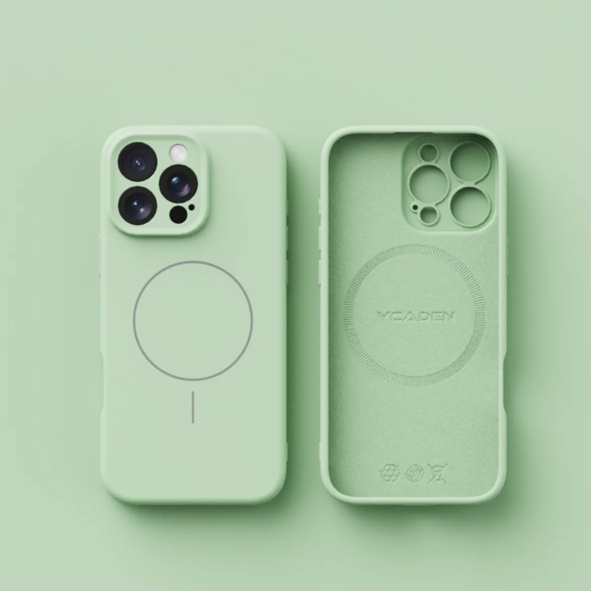 Enhanced Liquid Silicone Magnetic Phone Case - Skin Matte Cover with Wireless Charging Compatibility