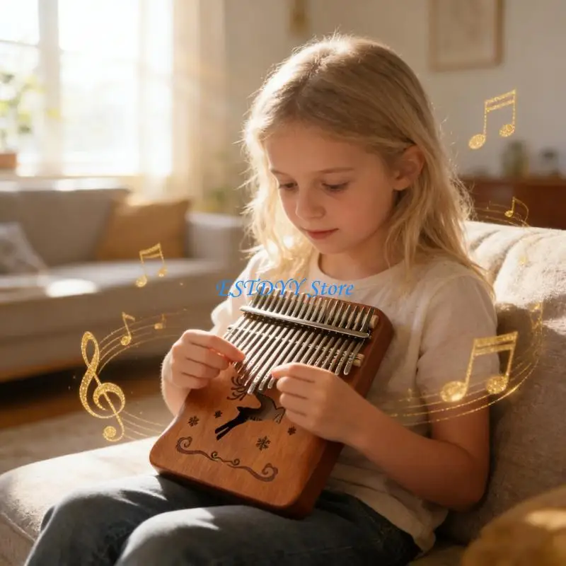 G6DE Compact 21 Note Kalimbas Instrument Finger Piano Texture는 연습이나 연주에 탁월한 사운드를 제공합니다.