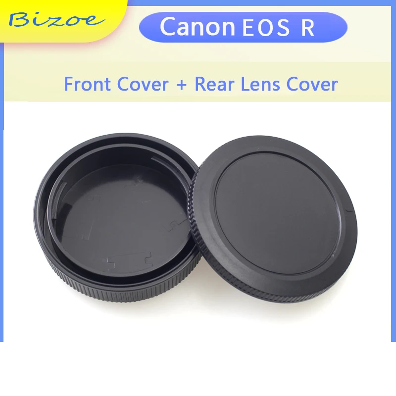 thumbnail image 2 of RF Rear Lens Cap & Body Cap Compatible For Canon EOS R R6 R5 R10 R50 RP W/RF Mount (2 2 Pack 2 of 9