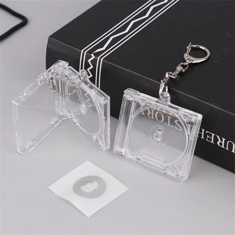 미니 NFC 기능성 CD 디스크 기념 앨범 키 케이스 키 체인 DIY 백팩 펜던트용 주변기기 홀더 ?