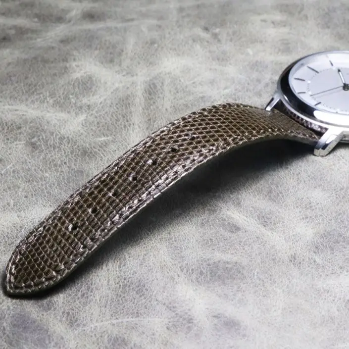 Buy Wholesale Fashion Pig Skin Leather 22 mm Wristwatch Band ZC-22PER-BLACK-MOM_K0014487