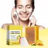 Lemon Turmeric Kojic Acid Soap Hand Made Turmeric Soap Lightening Organic Natural Care Soap Body Cleaning Beauty Whitening R5F9 1