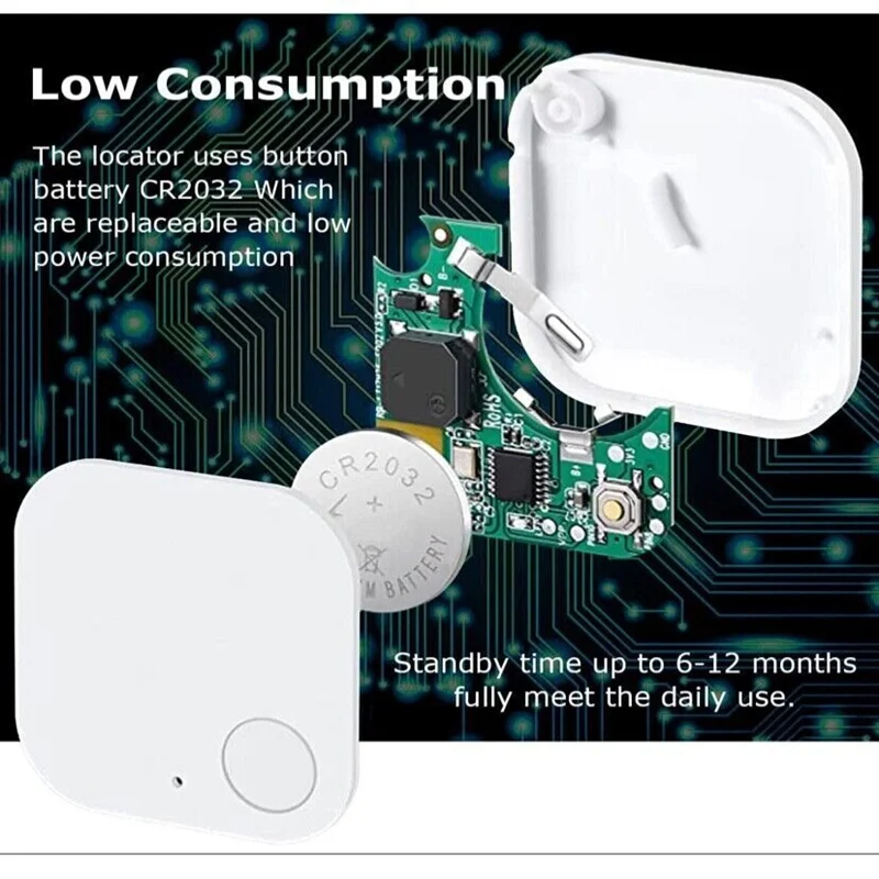 Compact Bluetooth Anti-Loss Pet Tracker with GPS and Built-in Speaker