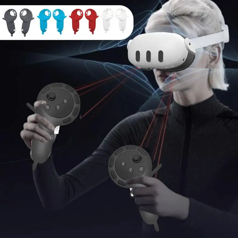 

Game Controller Handle Grip CapS Ilicone Protective Cover Case For Oculus Quests 2 VR Controller Complete Protection Accessries