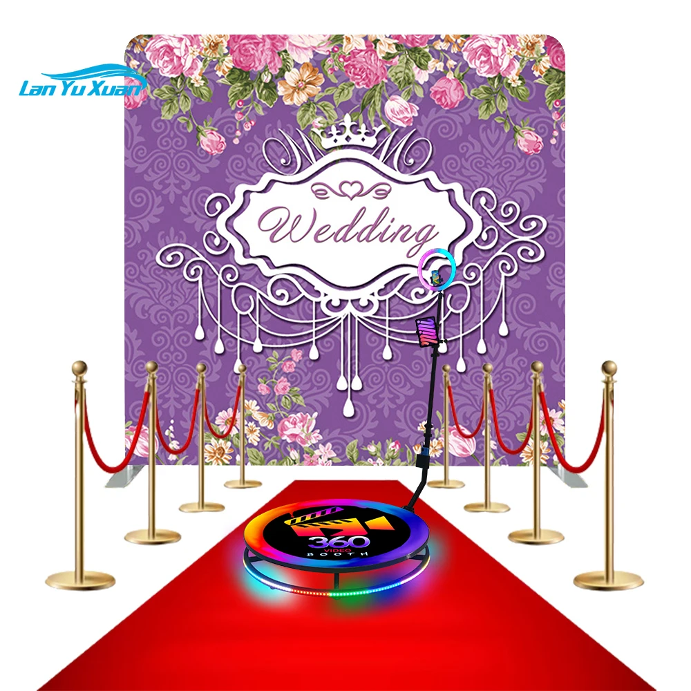 

8*8 ft aluminum frame straight custom print cover photo booth background pipe straight wall