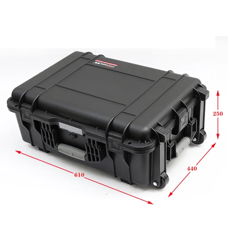 High Quality Plastic Tool Case Equipment Protection Box Portable Toolbox Shockproof Waterproof Storage With Pre Cut Foam 4