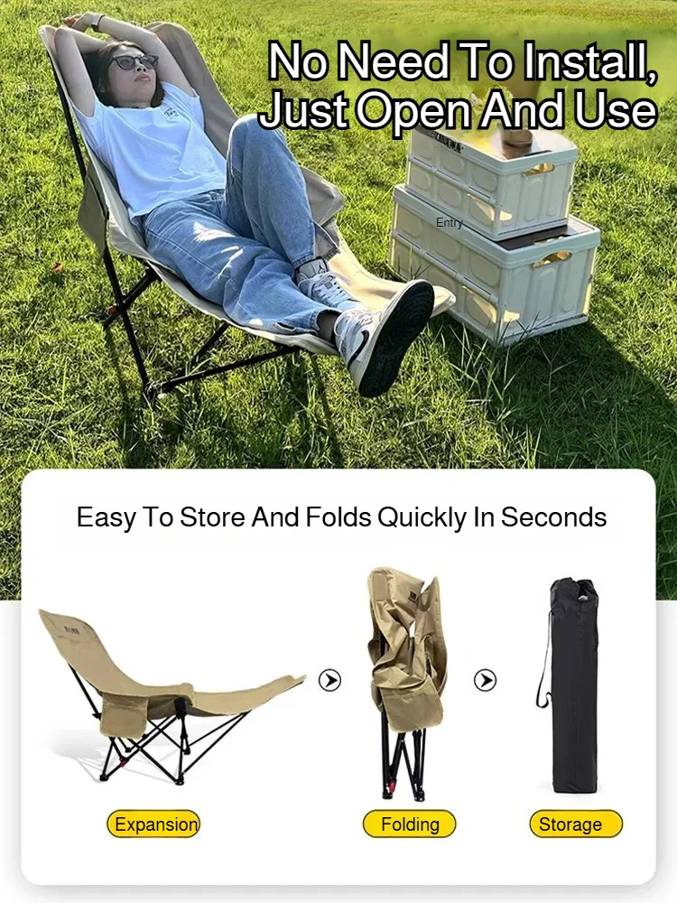 Portable Reclining Camping Chair 3