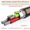 4Ports USB 2.0 HUB Extension Cable Male to Female Active Repeater Built-in IC Chipset Dual Shielded 3M 5M 10M 15m 3