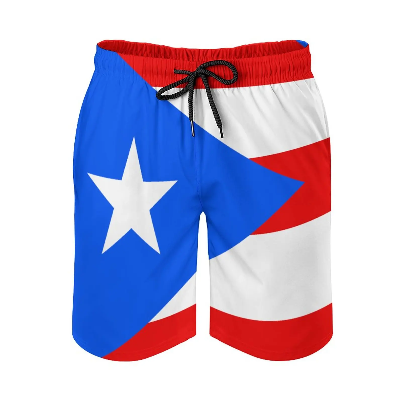 

Anime Beach Pants Users Administrator Downloads_Puerto Rico Loose Stretch Beach Funny Graphic Hawaii Pants Running Adjustable Dr