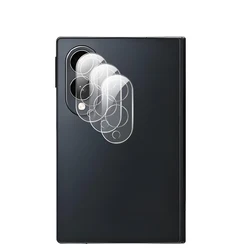 Premium 9H Tempered Glass Back Camera Lens Protector Film - Anti - Scratch & Anti - Fingerprint - Galaxy Z Fold 8 Wide (3PCS HD)