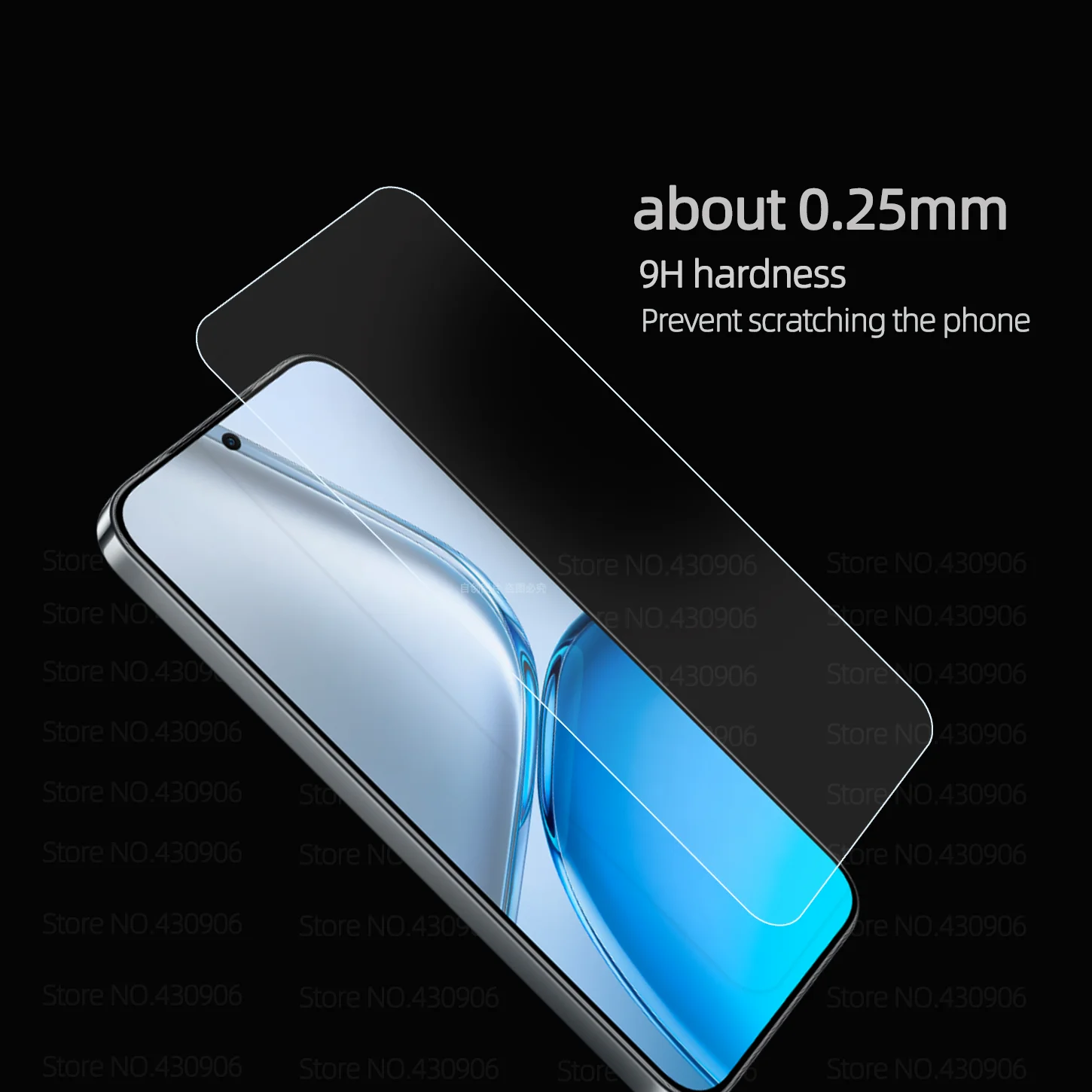 Premium Transparent Tempered Glass Screen Protector – High Quality 2.5D 9H