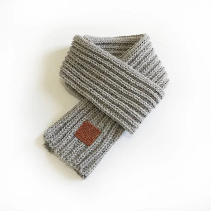 Kids Scarf Boys Girls Baby Winter Warm Scarf Women Knit Shawl Children Neck Collar Keep Warm Accessories