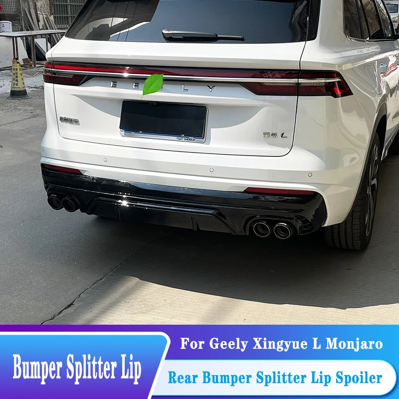 Geely Xingyue L Monjaro 2019-2023 자동차 리어 범퍼 디퓨저 스플리터 립 스포일러 Monjaro 튜닝 외장 바디 키트 액세서리