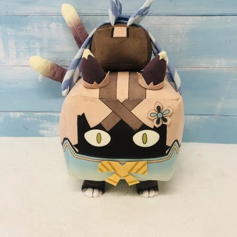 

Anime Genshin Impact Courier Box Shapeshifting Express Box Plush Dolls Grass Element Cat Kirara Express Box Doll Cosplay Props