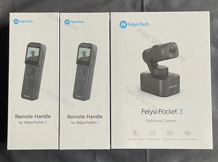 FeiyuTech feiyu Pocket 3 3-Axis Pocket Gimbal Camera Stabilizer 4K 