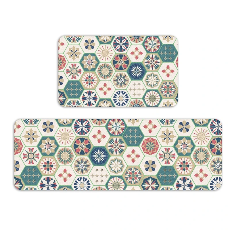 

BESTPRO Waterproof Kitchen Carpet Mats PVC Entrance Door Mats Non-slip Foot Mat for Living Room Kitchen Bedroom