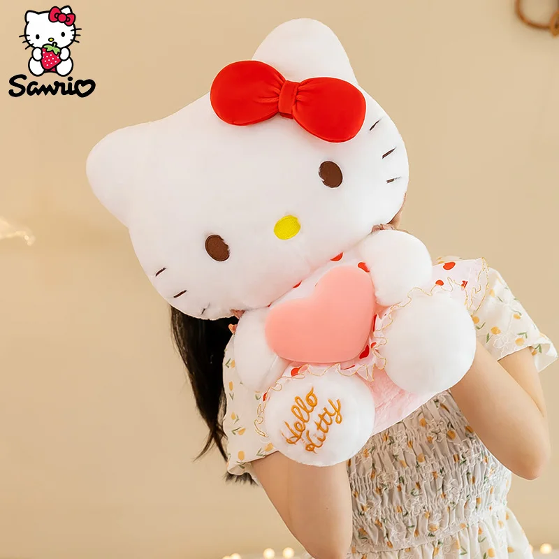 Big Size Sanrio Hello Kitty Peluche Plush Toy Kawaii Hello Kitty Doll Girl  Room Decoration Sleeping Throw Pillow Child Gift - AliExpress