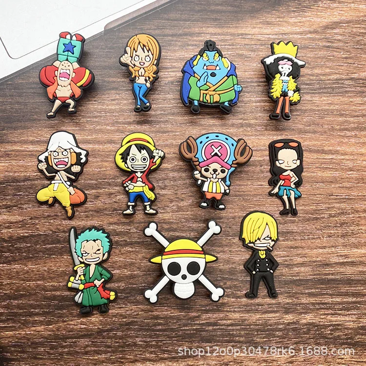 Accessories, Anime One Piece Pvc Shoe Charms For Crocs