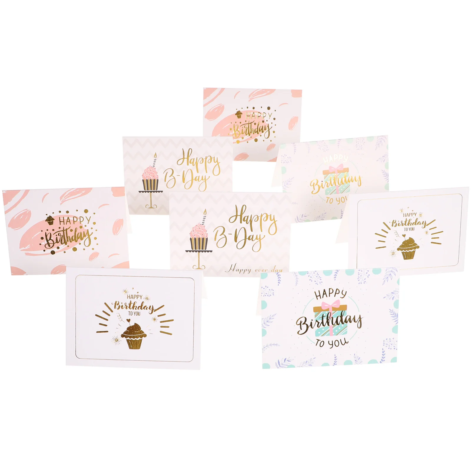 40 Pcs Birthday Card Writing Cards Gift Halloween for Greeting Happy Party Blessing Elegant Message Men and Women