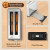 4 Slice Toaster Touch Screen 1.5" Long Slot Stainless Steel Smart Bread Toaster for Bagel Muffin Waffle Gluten Free Breads Timer 4