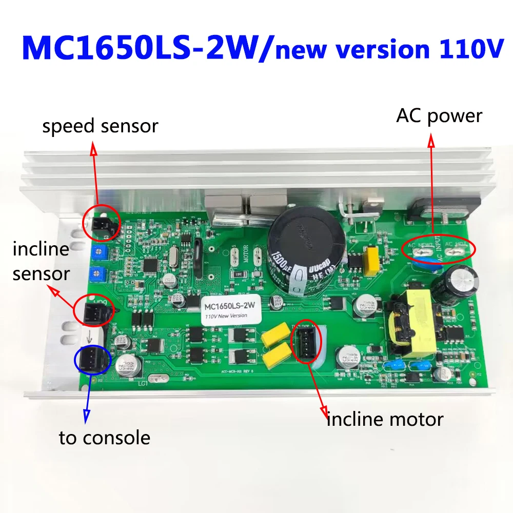 WLTL296099 Weslo Cadence Treadmill Motor Control Board MC1650LS-2W