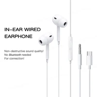 Original Type-C Earphones for Apple iPhone 16 15 14 13 12 Pro Max Wired Headphones for Lightning 3.5mm In-Ear Earbud for Samsung 2