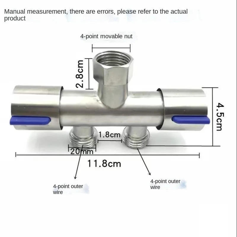 304 Stainless Steel Washing Machine Faucet Double Use Bibcock Laundry Mop Pool Tap Dual Handles Washing Machine Taps angle valve washing machine faucet water tap faucet