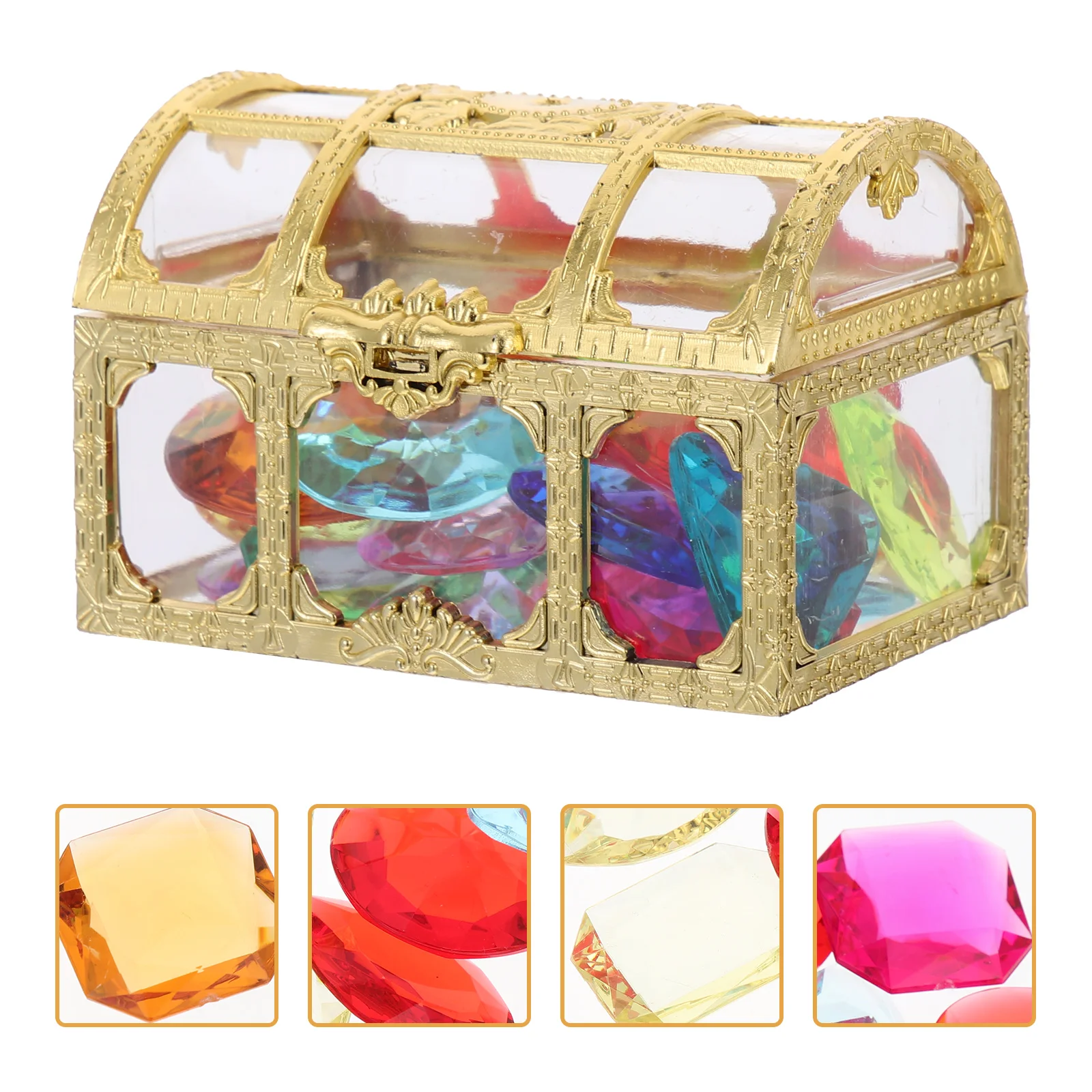 Treasure Pirate Pool Chests S Box Divingdiamond Swimming Kids Jewels Dive Diamonds Favors Party Set For