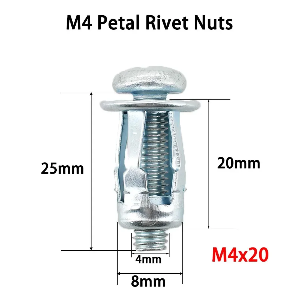 Auto Fasteners M4 M5 M6 M8 Molly Jack Nut Rivet Nut Screws