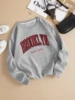 Brooklyn New Work Printed Hoodies Women Cotton Colorful Clothes  Basic Trend Hooded Tops Be Durable Harajuku Hoodie Womens 6