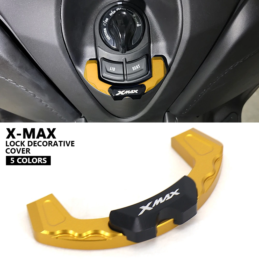 

Для Yamaha XMAX125 XMAX250 XMAX300 2017-2023 XMAX400 X-MAX 125 250 300 400 Замок зажигания мотоцикла крышка переключателя скутера