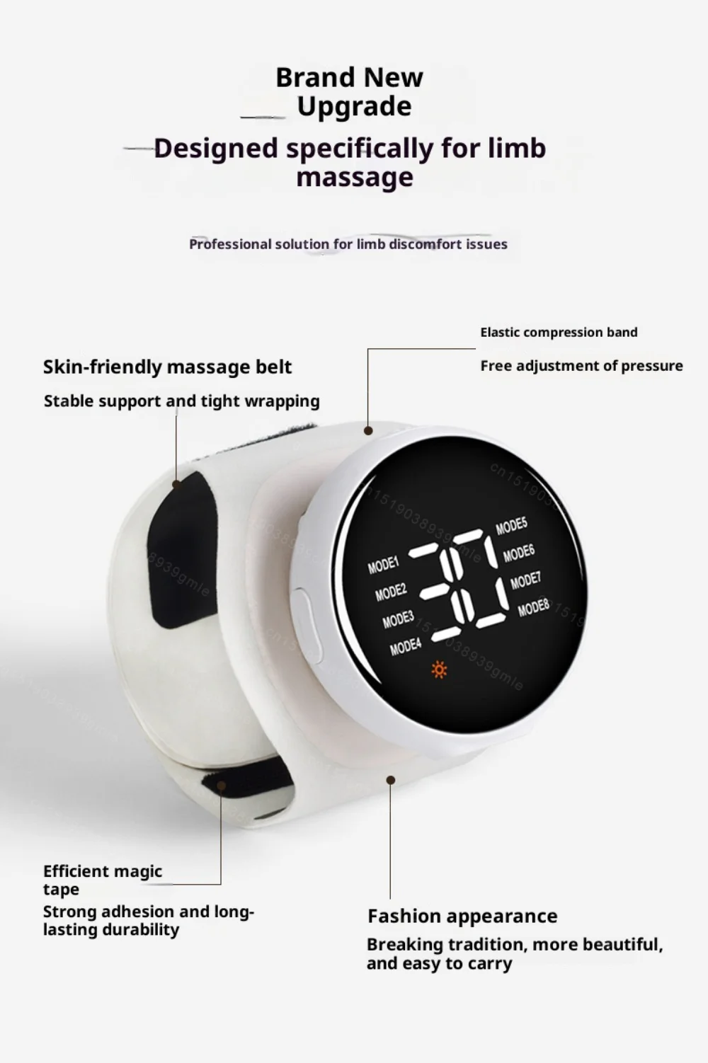 Micro-Current Deep Massage Wrist Massage Inner Vital Energy Radiance Ankle Massage Double Pulse Technology Red Light Pampering