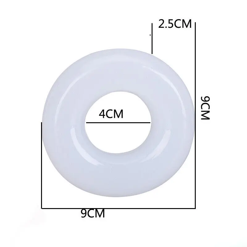 Anneau de pénis en silicone réutilisable blanc, anneau de civière de pénis, augmentation du poids, exercice de pénis, verrouillage du sperme, retard, mâle