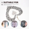 3 Pcs Heart Shaped Hanging Decorations Door Wreath Rattan Wicker Wall Decor Living Room Bedroom Kitchen Home Decor Wind Chimes 2