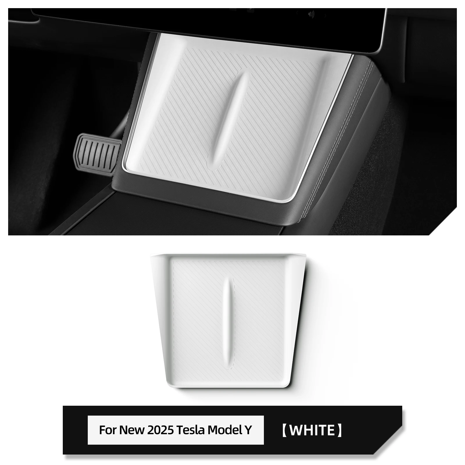Tesla Model Y Anti-Dirt Silicone Charging Pad & Anti-Slip Mat Accessories