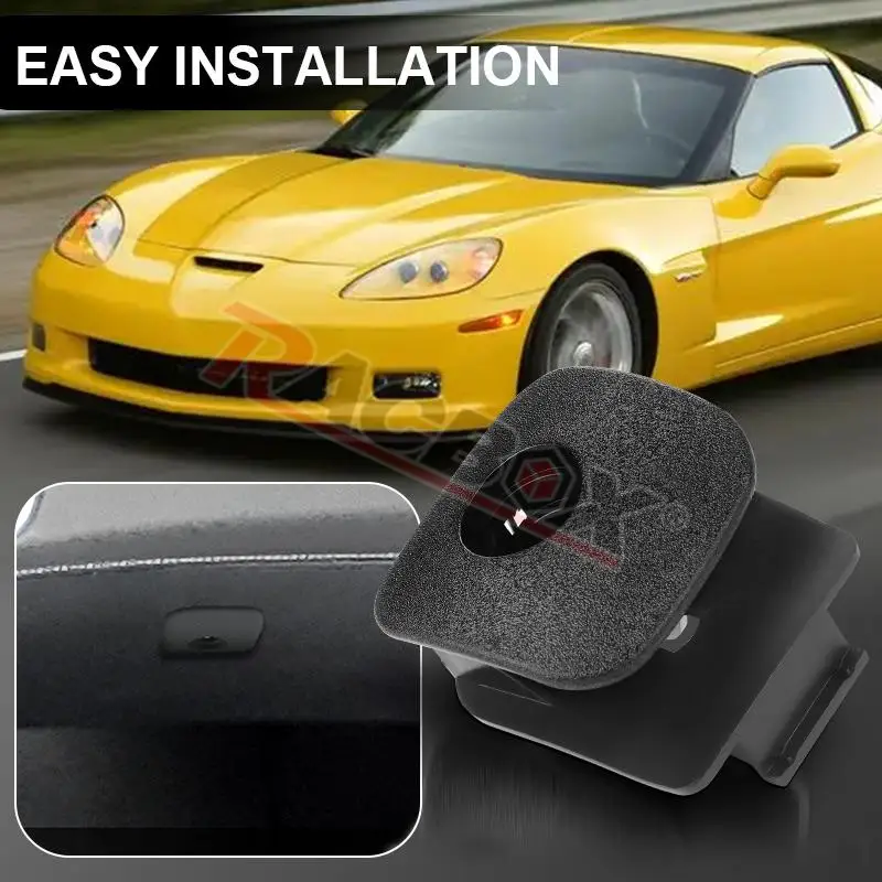 Car Glove Box Compartment Latch Handle Cover for Chevrolet Corvette C5 1997-2004 C6 2005-2013 Glove Box Lid Lock Switch Button glove box lid