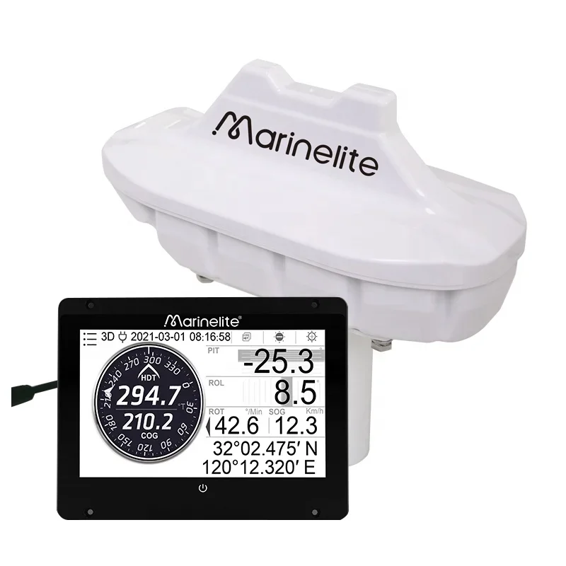 Boat Electronics Rtk Gps Gnss Surveying Satellite Monitor Ship Satellite Compass Gps Realtime Compass