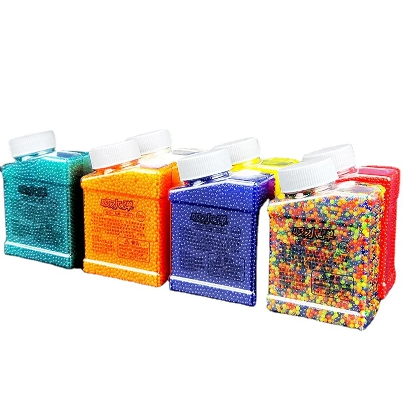 30000pcs/box 7-8mm Gel Balls Water Beads Splat Gun Refill Ammo Polymer Growing Water Balls Vase Decoration Home Decor images - 6