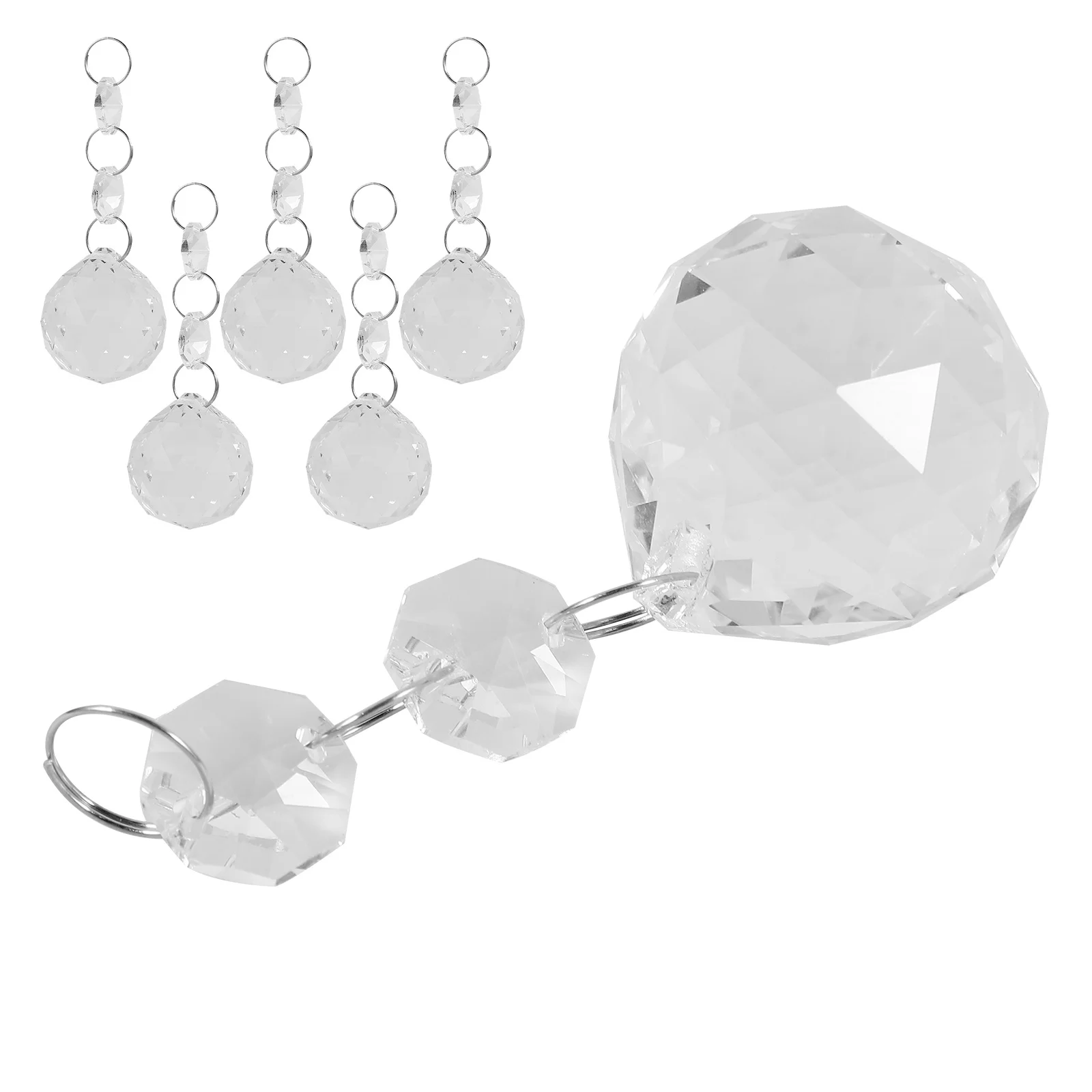 

6 шт., подвесные кристаллические бусины для украшения свадьбы