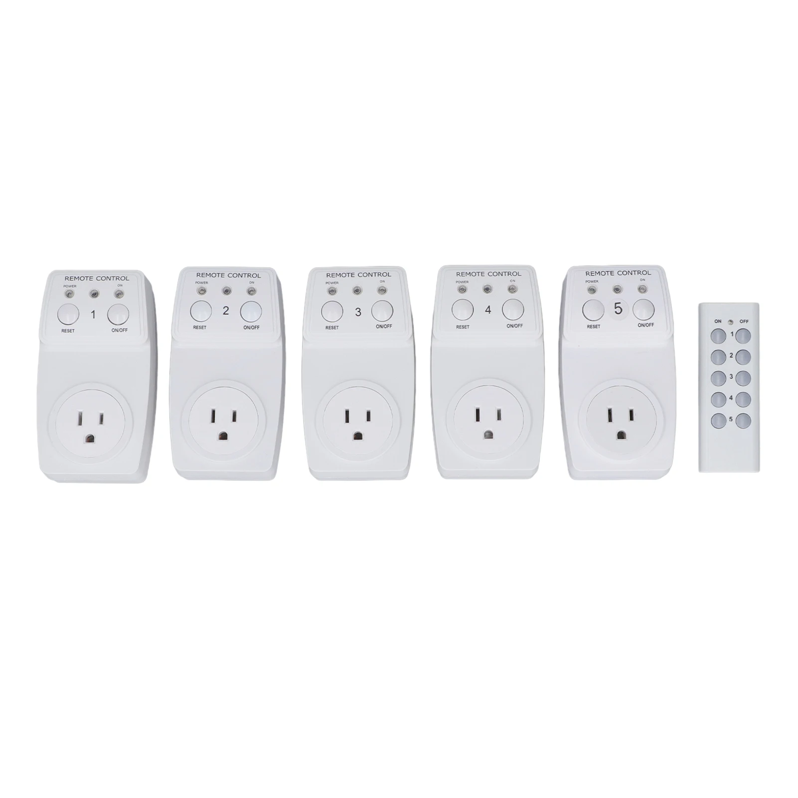 

Remote Control Outlet Plug RF Receiver Transmitter Wireless Remote Control Electrical Outlet Switch for Lights