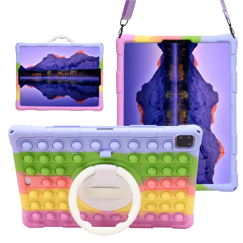 

Case For Ipad Pro 12.9 Inch 2015 2017 2018 2020 2021 2022 Shock Proof Full Body Kids Children Safe Non-toxic Tablet Cover