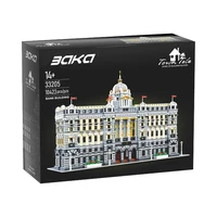 IN STOCK 33205 MOC Creativity HSBC Bank Shanghai Building Blocks Model Bricks Construction kit for Adults Christmas Gift Toys 1